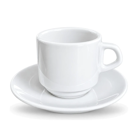Taza Cracio B 6,5 onzas con plato