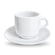 Taza Cracio B 6,5 onzas con plato