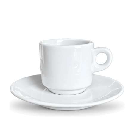 Taza Cracio 6,5 onzas con plato