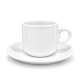 Taza Cracio BP 6,7 onzas con plato
